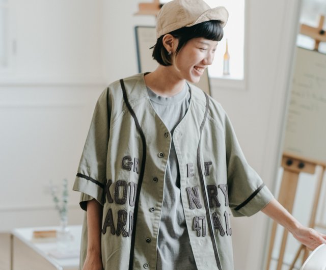 Field Ace Loose Short Sleeve Jacket - 3 Colors - Lawn Baseball