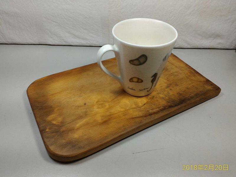 New material for new Taiwan yellow wood cutting board storage stand 9 - ที่รองแก้ว - ไม้ 