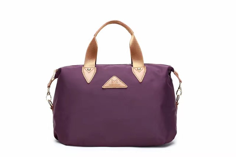 [Limited time discount] simple large capacity waterproof handbag / shoulder bag / outdoor travel diagonal cross package - #1002 - กระเป๋าคลัทช์ - วัสดุกันนำ้ สีม่วง