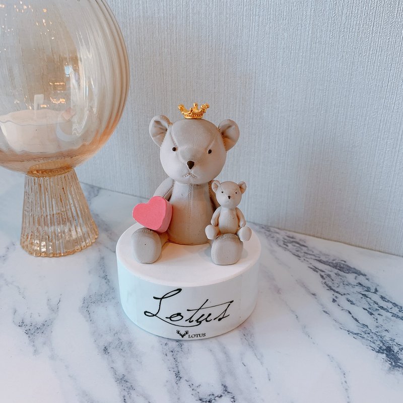 LOTUS babybear parent-child puppet bear diffuser Stone - Fragrances - Other Materials 