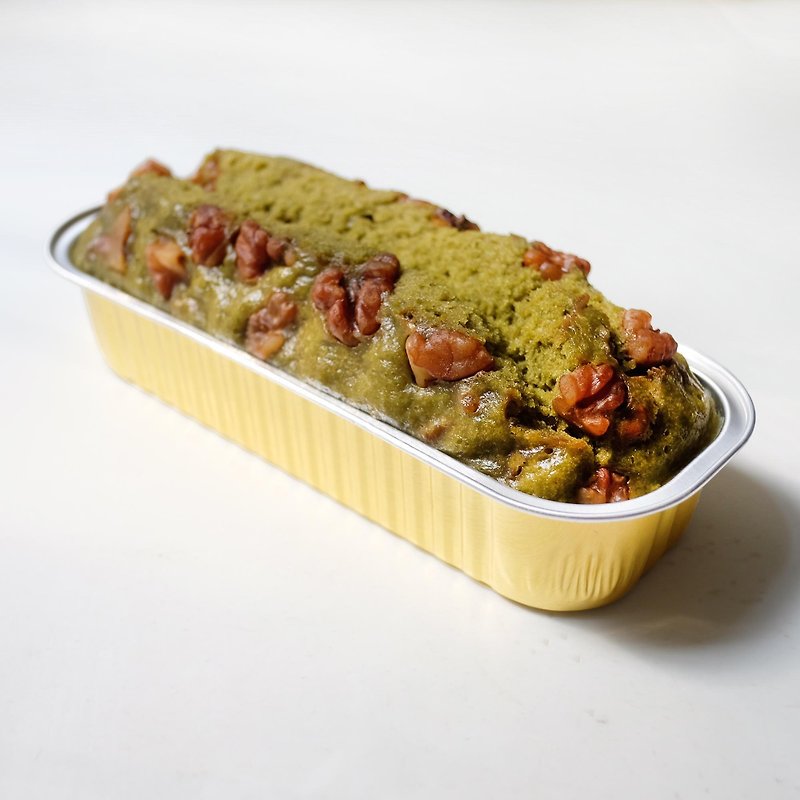 Matcha & Walnut Gluten-free Cake - Vegan Soy-free - Frozen 150g - เค้กและของหวาน - อาหารสด สีเขียว