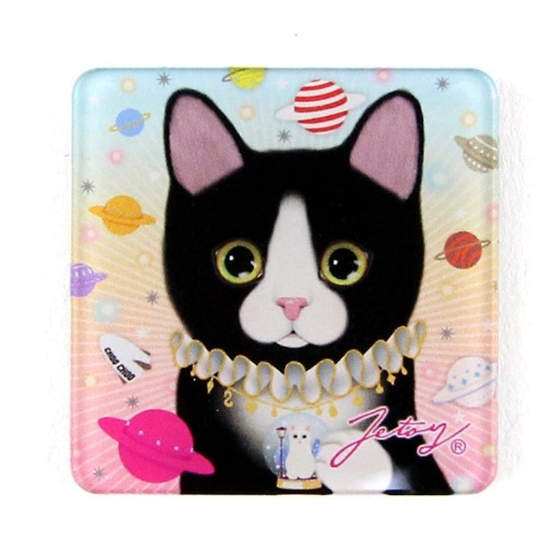 JETOY, Sweet Cat Founder Fridge Cat Magnet (4 * 4cm) _Universal J1707210 - Other - Acrylic Multicolor