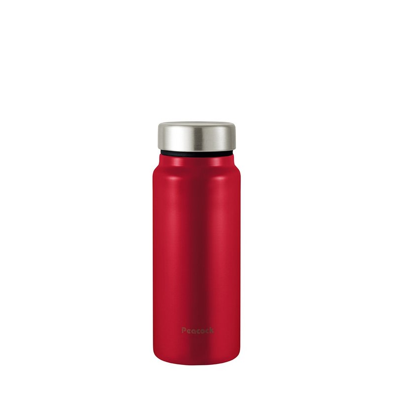 [Peacock] 400ML Stainless Steel thermos cup lightweight design-red - กระบอกน้ำร้อน - สแตนเลส สีแดง