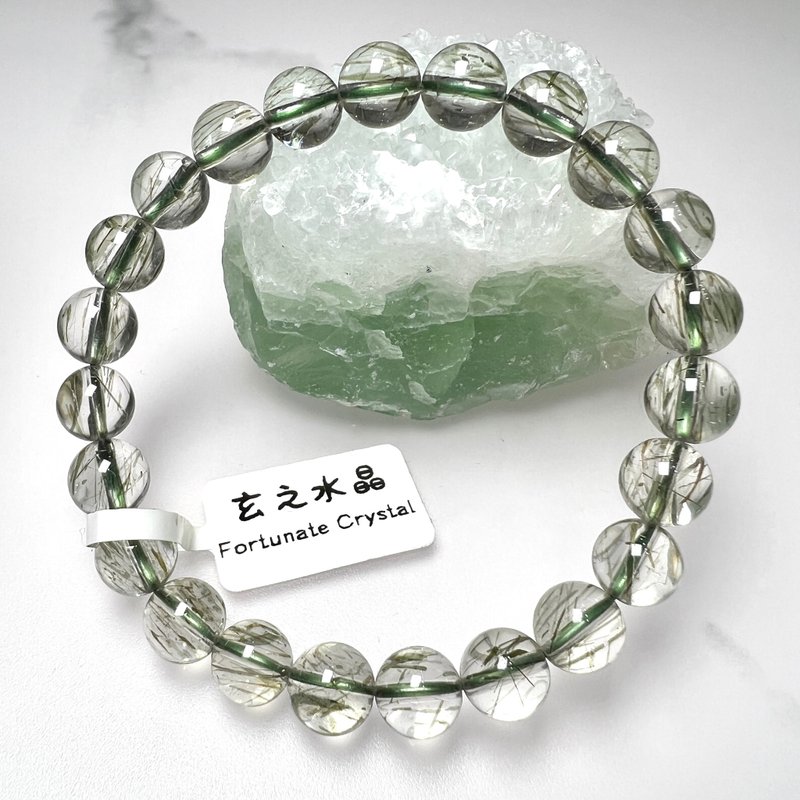 綠碧髮手串 | 水晶 | 水晶手串 | 水晶手鏈 | 水晶手鍊 - 手鍊/手環 - 水晶 綠色