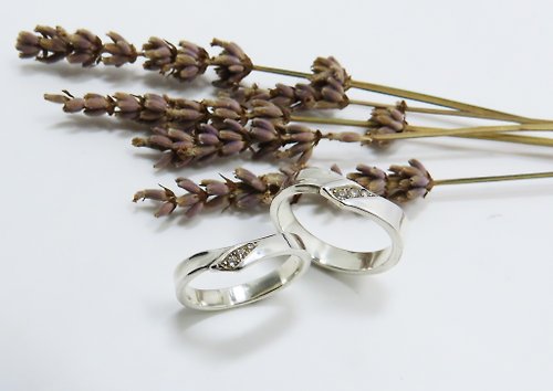 Ciao金工-Jewelry Design 【客製化禮物】純銀 緞帶型戒指【相成】