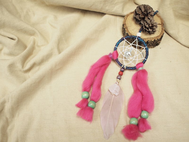 handmade Dreamcatcher ~ Valentine's Day gift birthday present Christmas gifts Indian. - Items for Display - Other Materials Pink