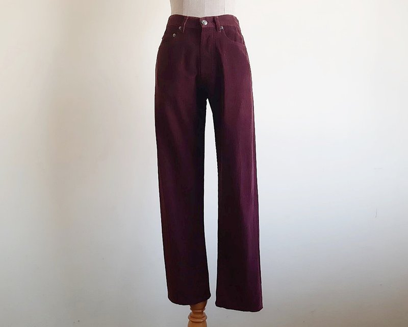 A.P.C. Vintage Purple Corduroy Pants - Men's Pants - Cotton & Hemp Purple