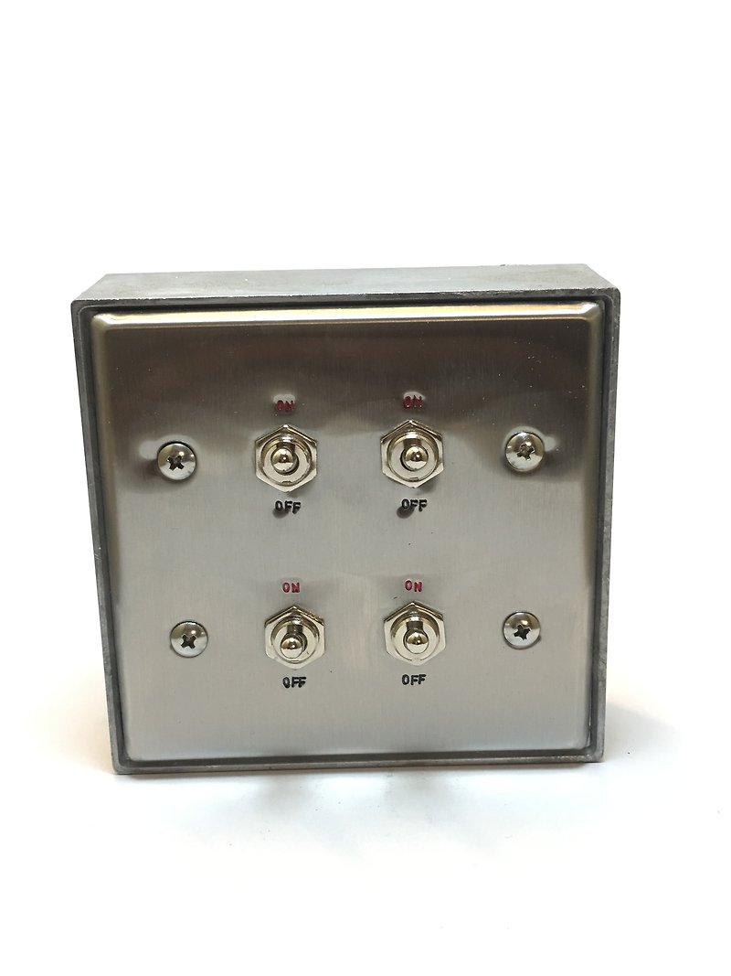 Edison-industry retro industrial wind LOFT industrial switch four dimensions (steel seal series) - Lighting - Other Metals Silver