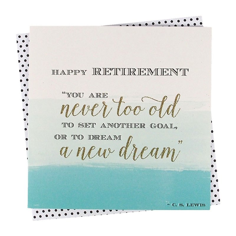 Never too old [Clare Maddicott INK Card-Retire without rest] - Cards & Postcards - Paper Multicolor