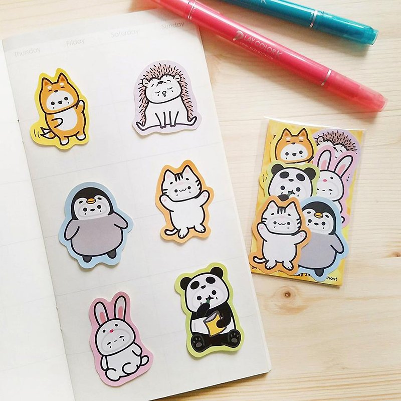 Stickers | Animal ( A ) - Stickers - Paper Blue