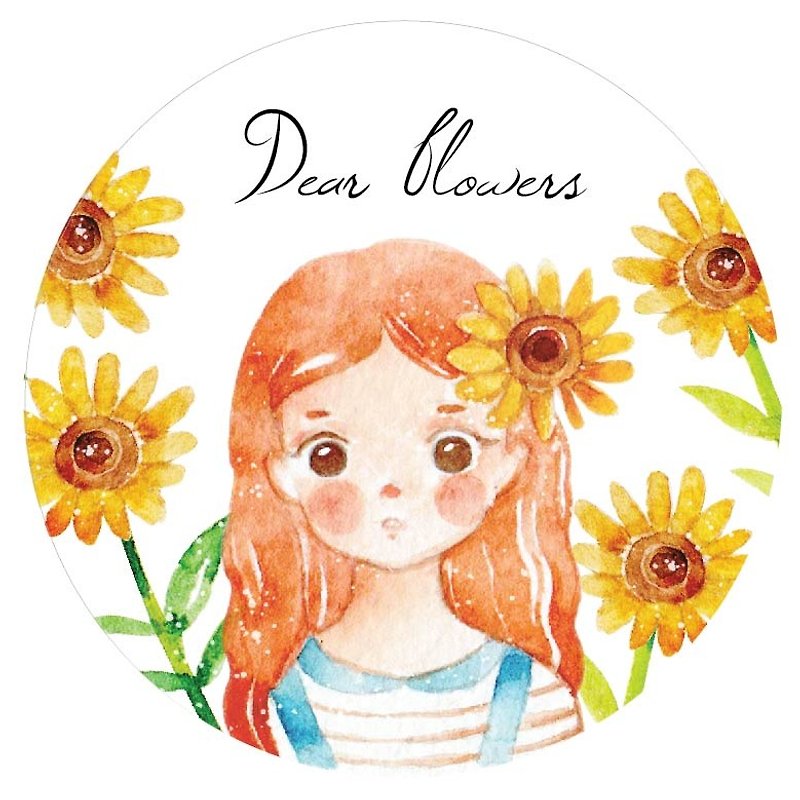 "Friends of Dyed Dear Flowers" - Washi Tape - Paper Orange