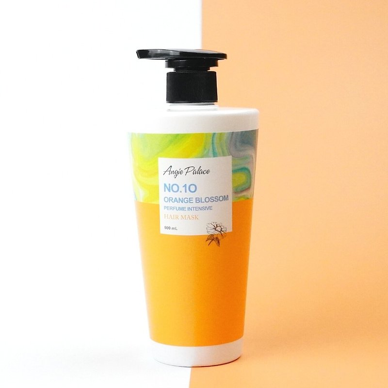 [Silicon-free·Zero-frizz intensive repair] No.10 Warm Orange Blossom Perfume Keratin Hair Mask - Conditioners - Other Materials Orange