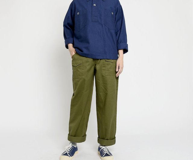 Vintage Sweden Military Pullover Shirt - Shop GoYoung