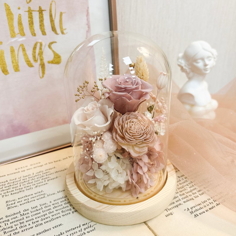 Preserved Flower Arrangement/Fragrance Experience - Preserved Night Light Bell Flower Course Taoyuan Dried Flower Essential Oil - จัดดอกไม้/ต้นไม้ - พืช/ดอกไม้ 