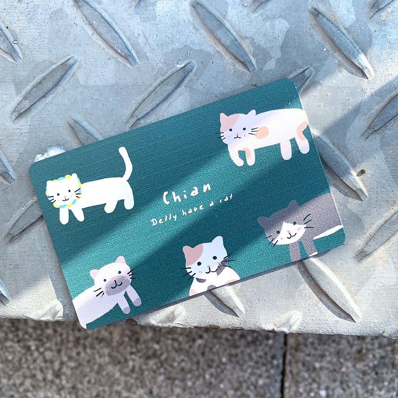 Easy card | DELLY HAVE A CAT Easy card / Existing illustration and customize