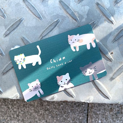 黛瓅有隻貓 | Delly Have A Cat 悠遊卡 | 動物悠遊卡一卡通訂製-多款可選及客製化禮物