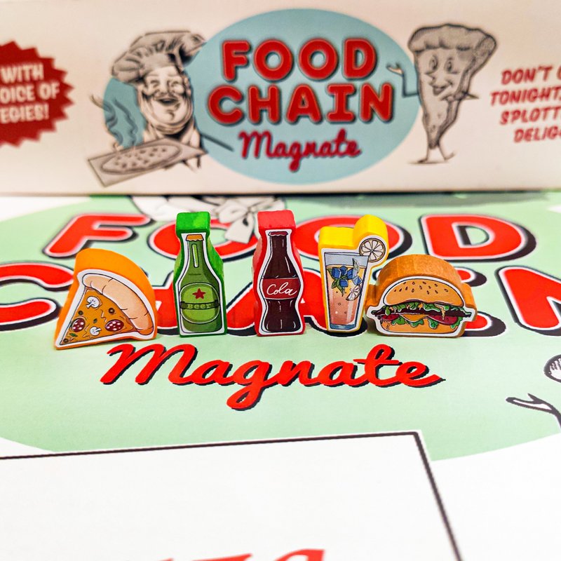 Sticker Pack compatible with Food Chain Magnate board game - Other - Paper 