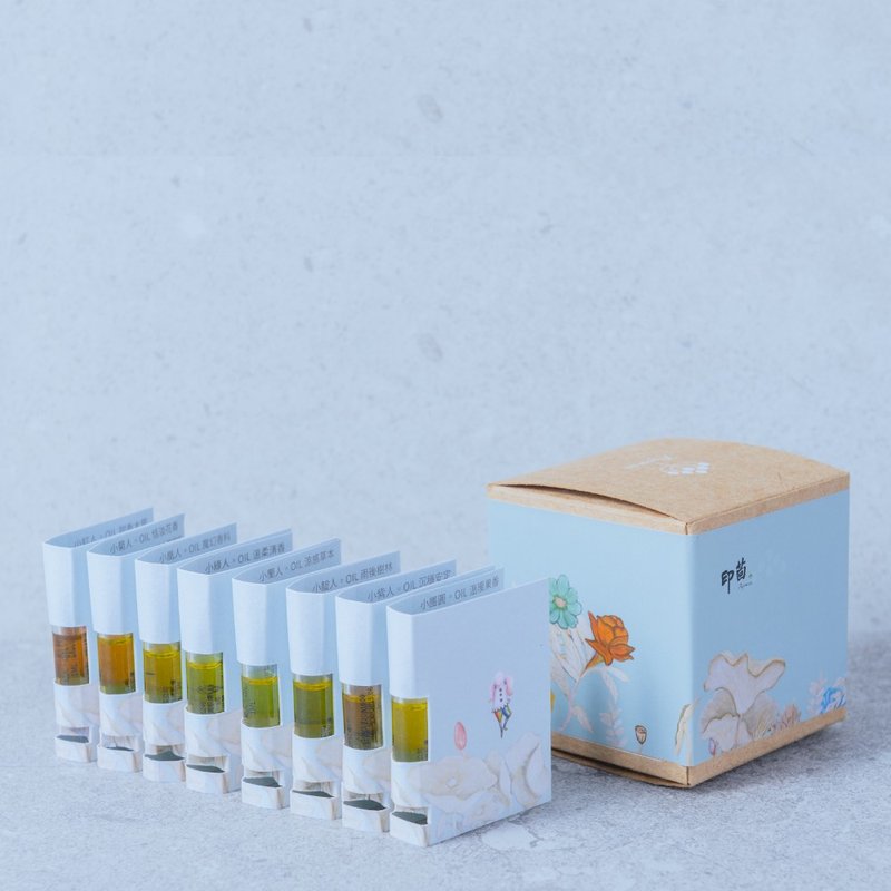 八矮人脈輪油 - 隨行版 1ml x 8bottle 阿育吠陀 按摩油 身心平衡 - 香氛/精油/擴香 - 精油 金色