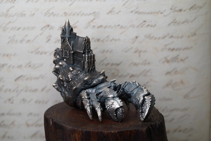 925シルバー ヤドカリの置物 - MW D1047 - 置物 - スターリングシルバー 