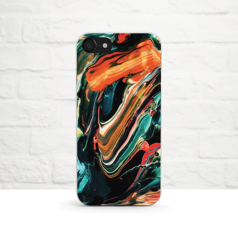Marble, Coloful, Clear Phone Soft  Case, iPhone X, iphone8, iPhone 7, iPhone 7 plus, iPhone 6, iPhone SE, Samsung - Phone Cases - Rubber Multicolor