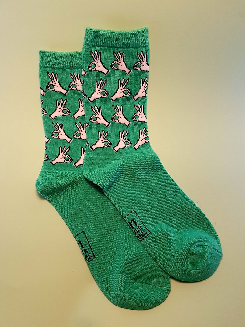 In Your Shoes New Products: I know you're watching... │Socks│Limited Edition - Socks - Cotton & Hemp Green