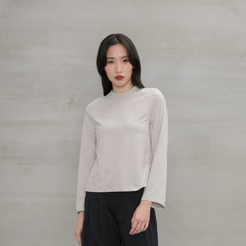 6ix pm ◐   六點生活服飾 知性優雅仿麂皮上衣 Intellectual Lady Suede Top