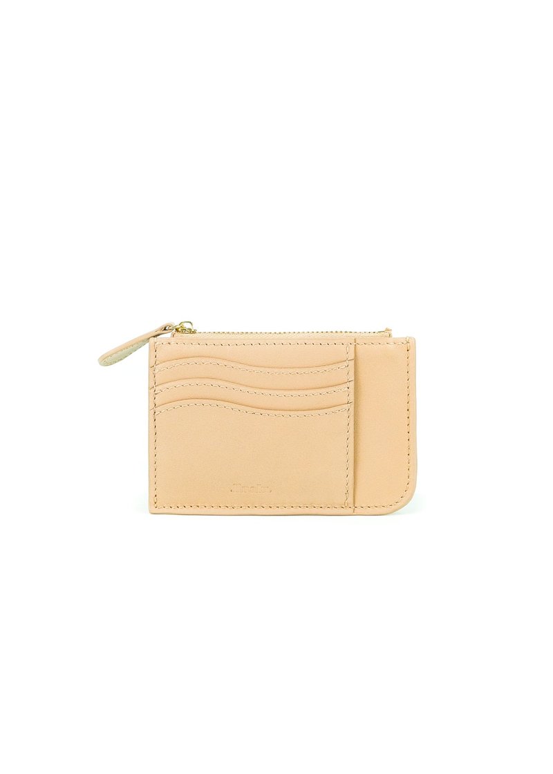 Wallet (Sand) - Coin Purses - Genuine Leather Khaki