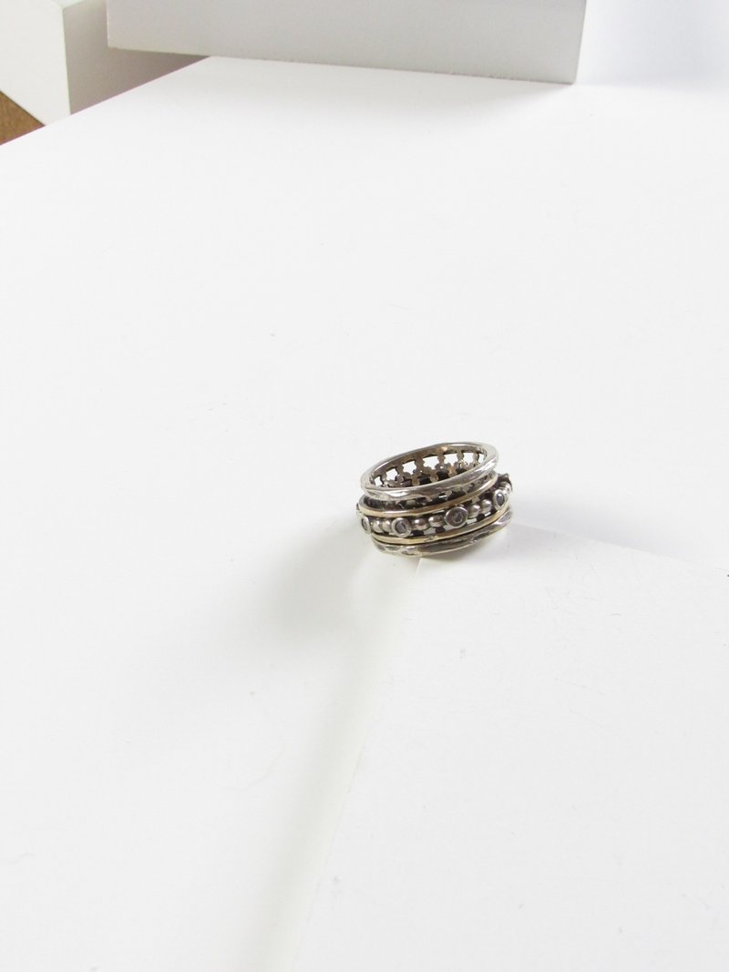 Vintage Silver Statement Ring - แหวนทั่วไป - เงินแท้ สีเงิน