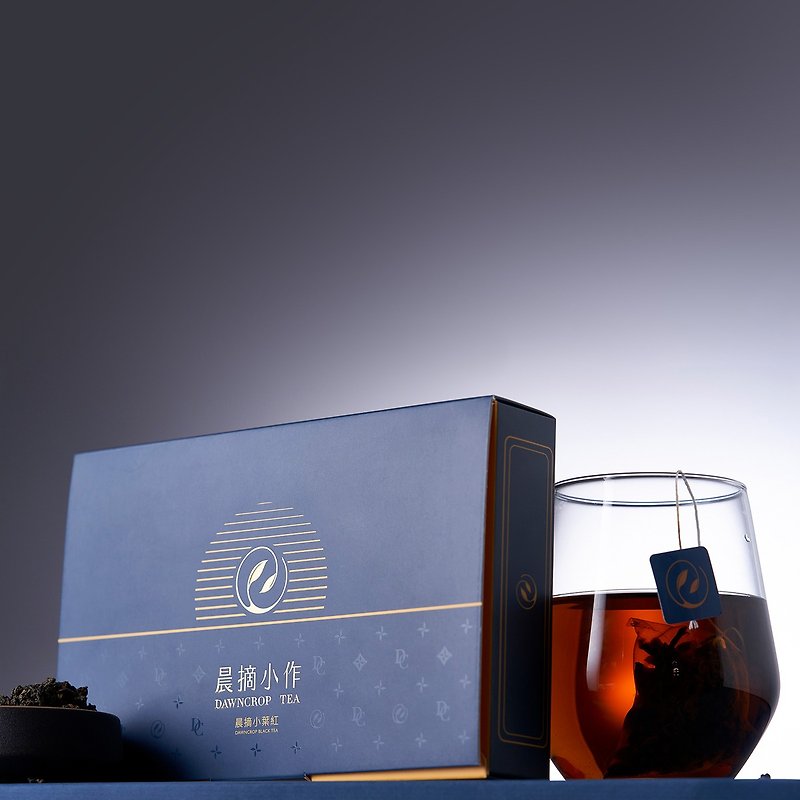 [Classic Ocean Blue Tea Gift Box] Morning Picked Small Leaf Red I Alpine Tea/Fruit Black Tea - ชา - กระดาษ สีน้ำเงิน