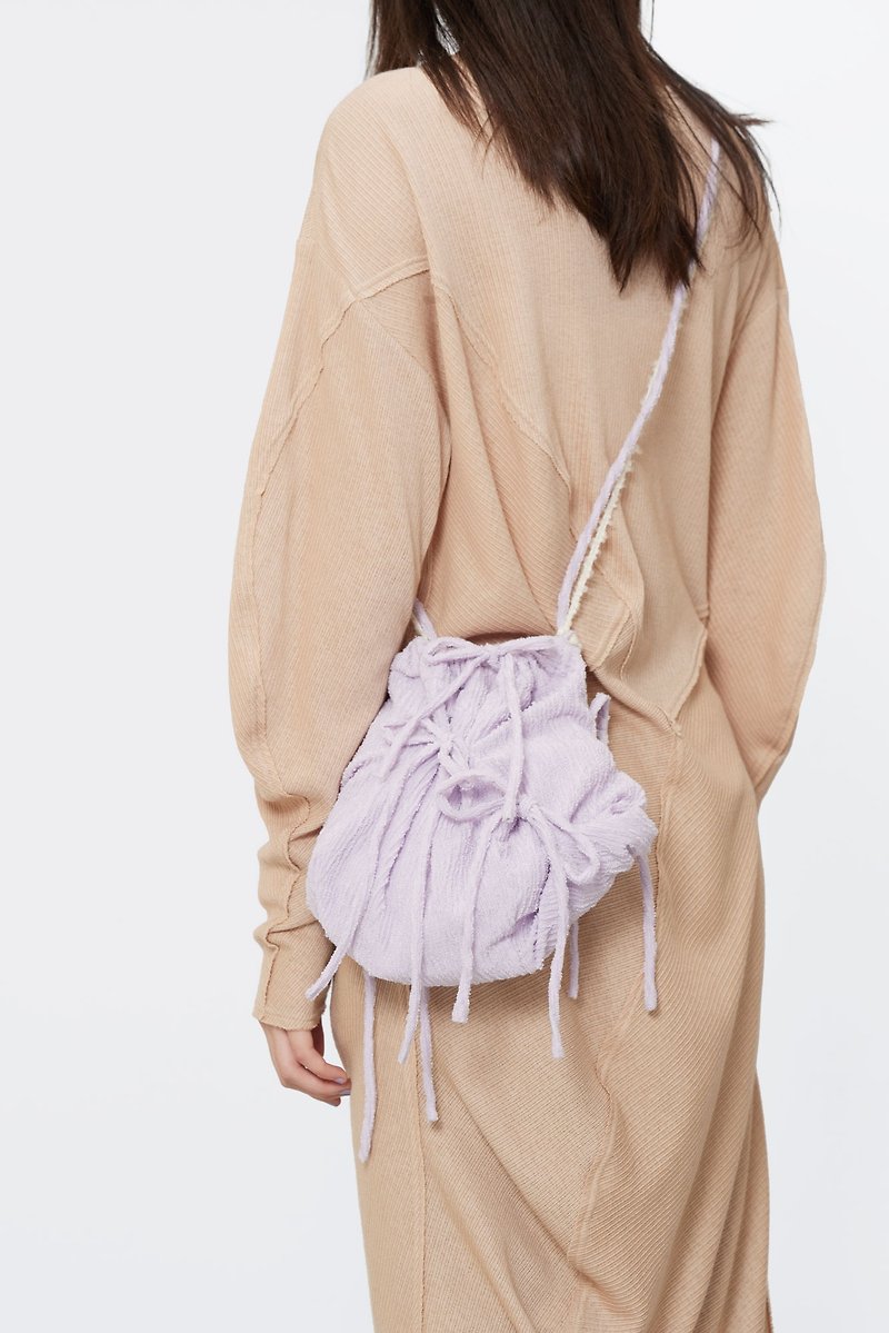 Pair Bag Mini - Purple - กระเป๋าแมสเซนเจอร์ - วัสดุอื่นๆ สีม่วง