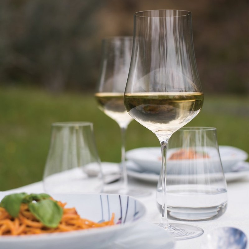 【RONA】スロバキア UMANA Humanities シリーズ - 白ワイングラス 520ml - ワイングラス・酒器 - ガラス 