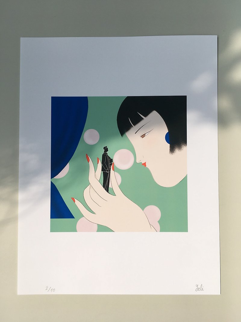 【 Love Story 愛的故事 】 限量插畫輸出品 - 卡片/明信片 - 紙 