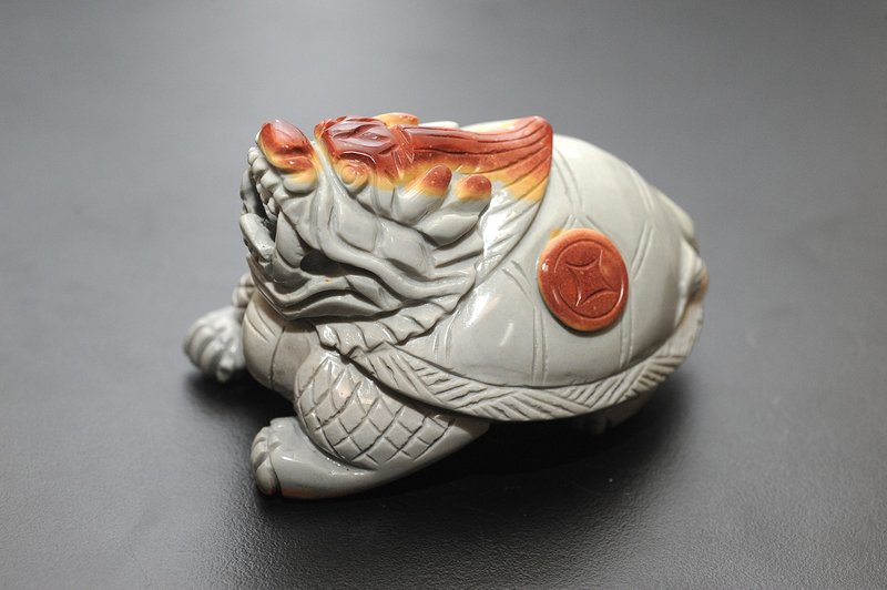 海洋碧玉龍龜  礦石/水晶/靈修/開運/招財/破煞/防小人 - 擺飾/家飾品 - 半寶石 