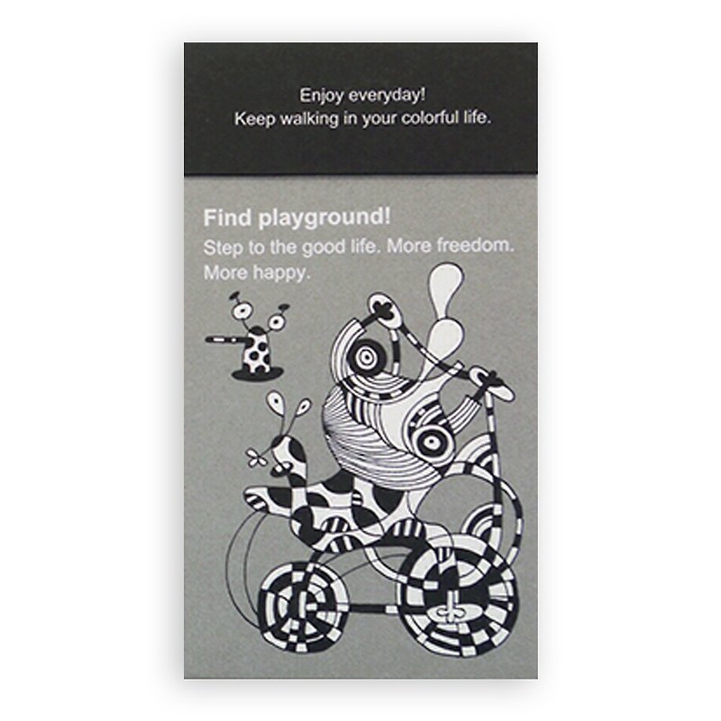 Portable note paper (gray) Find playground. - กระดาษโน้ต - กระดาษ 