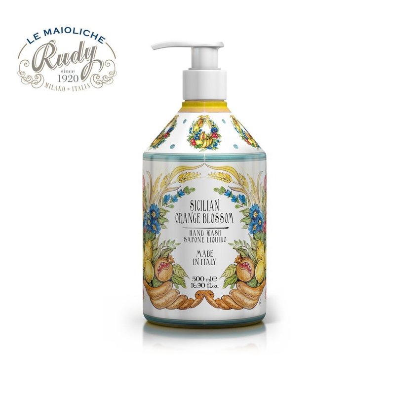 Rudy Profumi Made-in-Italy Hand Wash 500ml Sicilian Orange Blossom - Hand Soaps & Sanitzers - Concentrate & Extracts 