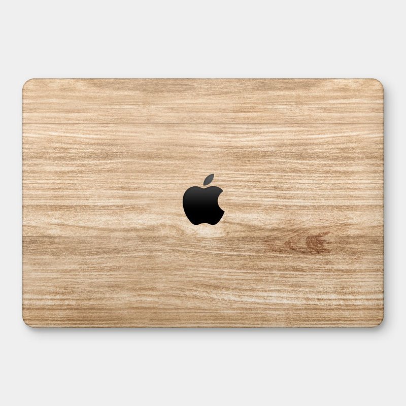 淺色木紋 MacBook 超輕薄防刮保護殼 PS008 - 平板/電腦保護殼/保護貼 - 塑膠 卡其色