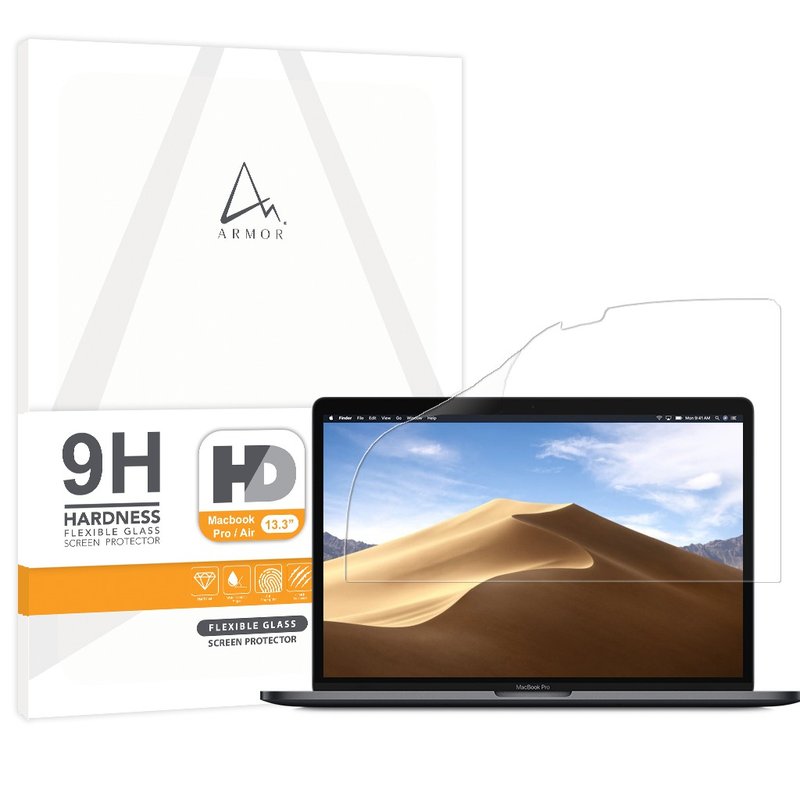 ARMOR MacBook Pro / Air 13.3 軟性玻璃9H 高清螢幕保護貼 - 電腦配件 - 其他材質 