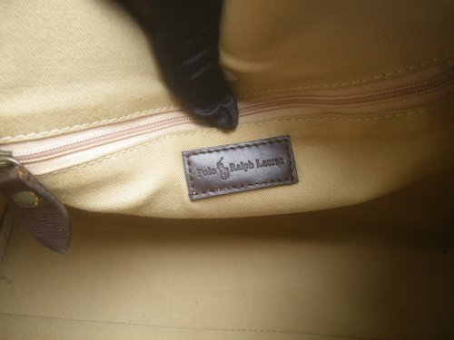 Old Time OLD-TIME] Early second-hand old bag Ralph Lauren Boston