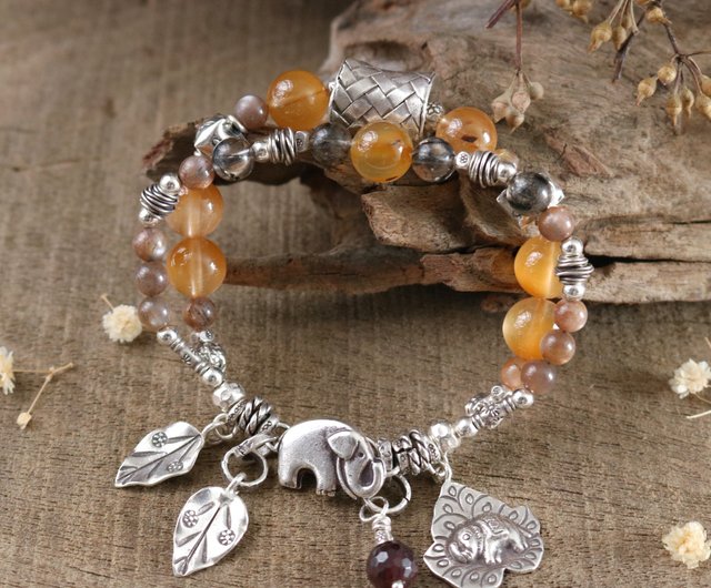 ヴィンテージ・エスニックジュエリー！「カレン・シルバーと琥珀」の