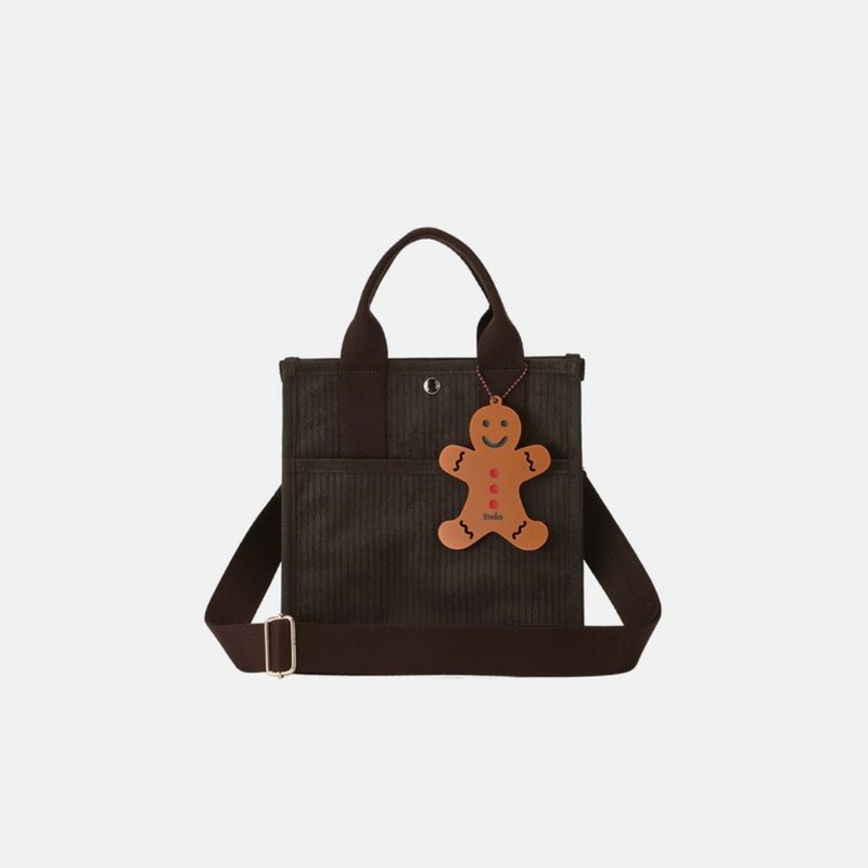 ジョイバッグ コーデュロイ ブラウン - ショルダーバッグ - コットン・麻 ブラウン