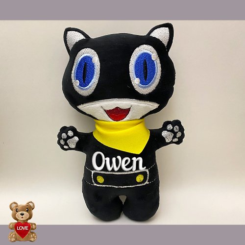Tasha's craft Cute Cat Persona Stuffed toy ,Super cute personalised soft plush toy
