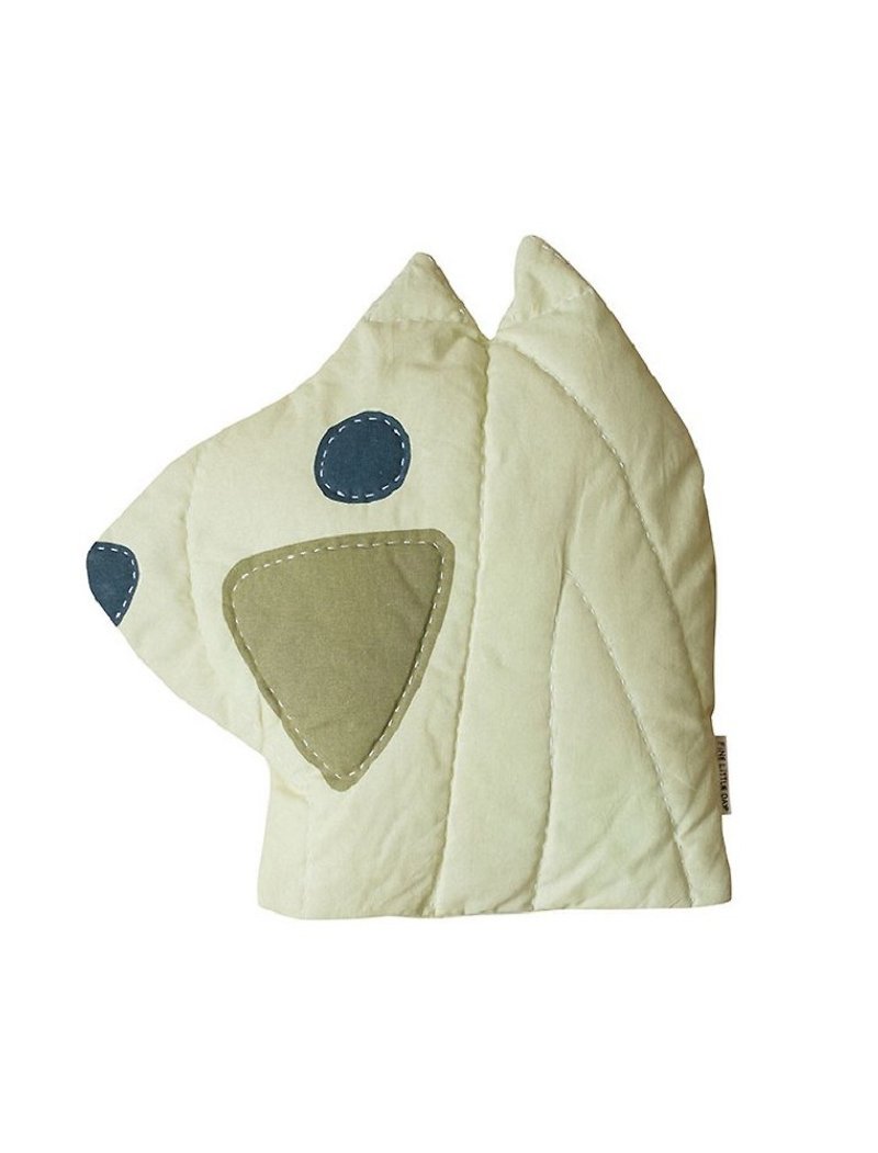Scandinavian Designer Style – Pillow KICKI FOX QUILTED CUSHION - Pillows & Cushions - Cotton & Hemp 