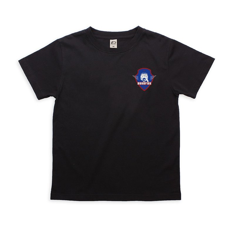 【捍衛戰士】Maverick 紅徽章  短T/男T恤/女上衣/T-Shirt - 男 T 恤 - 棉．麻 白色