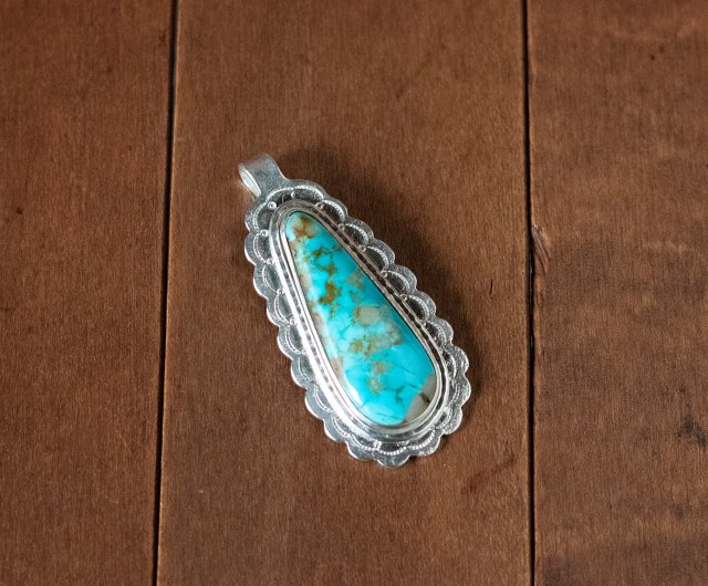 Turquoise Pendant ターコイズペンダント ネックレス - ショップ yoki