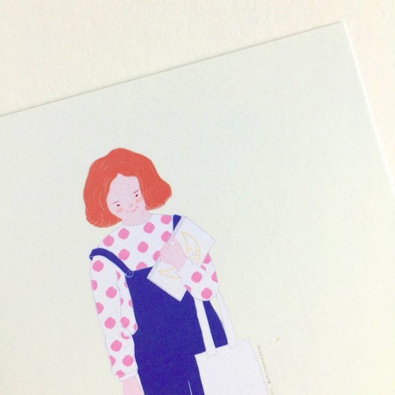 Custom Illustration  - การ์ด/โปสการ์ด - กระดาษ สึชมพู