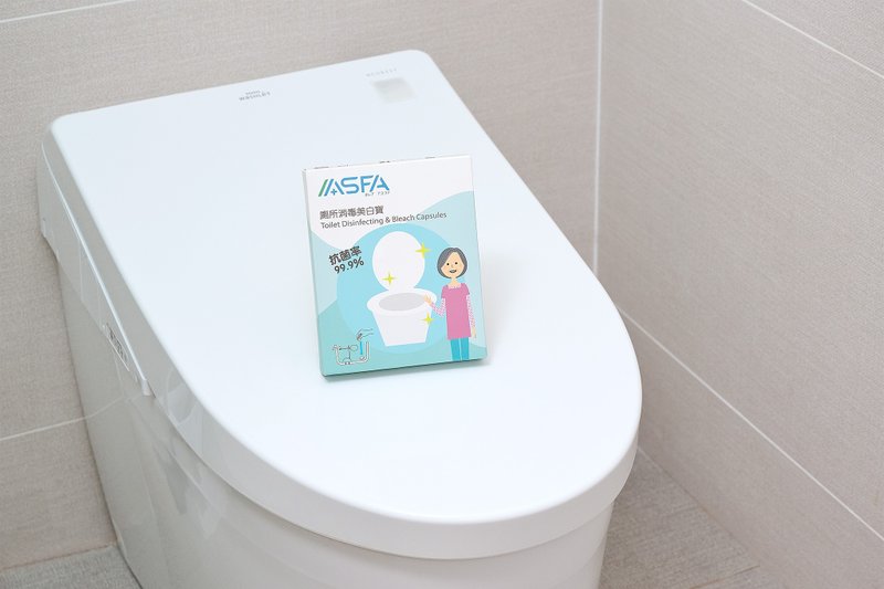 [Influenza Countermeasures] ASFA Toilet Disinfection and Whitening Kit - อุปกรณ์ห้องน้ำ - สารสกัดไม้ก๊อก ขาว