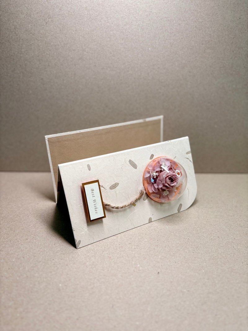 五月計劃 - 花汽球永生花卡片(現貨可接單)/手工卡片/手工書 - 卡片/明信片 - 紙 多色