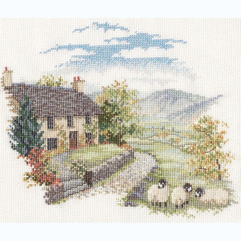 DWCON03 - Bothy Threads Cross Stitch Material Pack - Pastoral Path - Knitting, Embroidery, Felted Wool & Sewing - Other Materials 