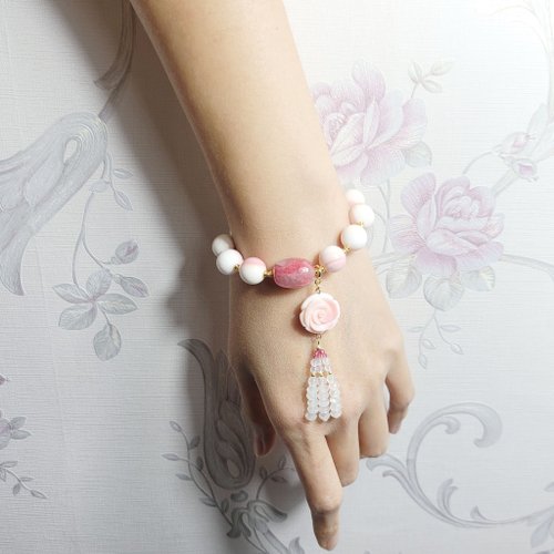 最高級クイーンコンク 台湾花蓮玉化ローズストーン ブルーライトムーン