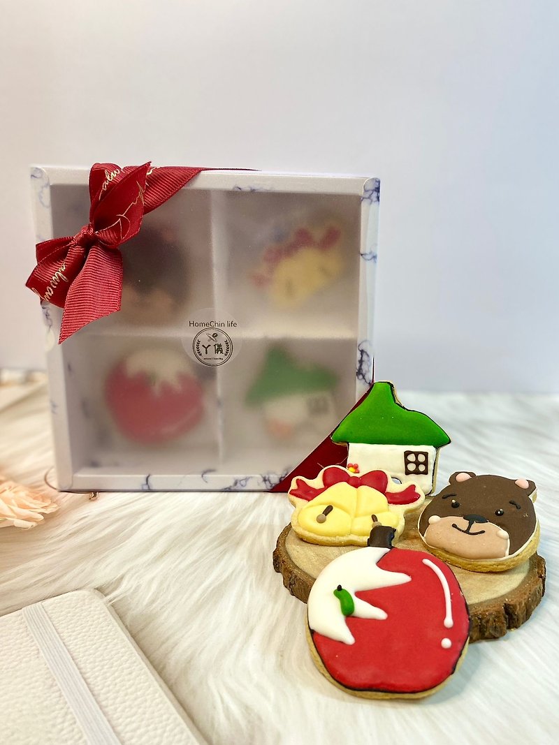 Hongqin Life Ayi Food House_Styling Frosted Cake Gift Box - Handmade Cookies - Other Materials 